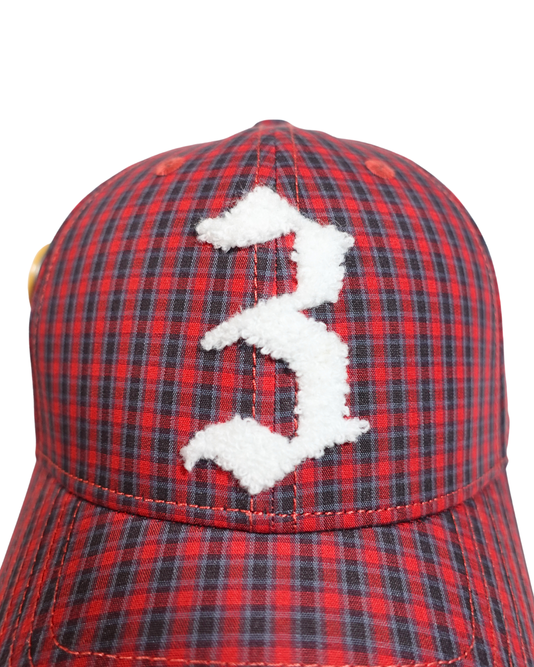 Red "Picnic" Plaid Cap