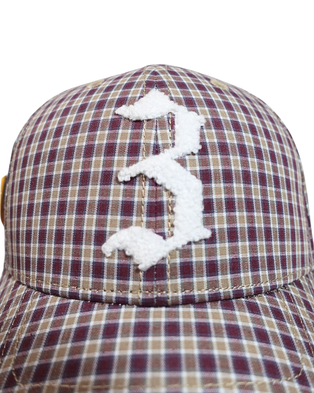 Brown "Picnic" Plaid Cap