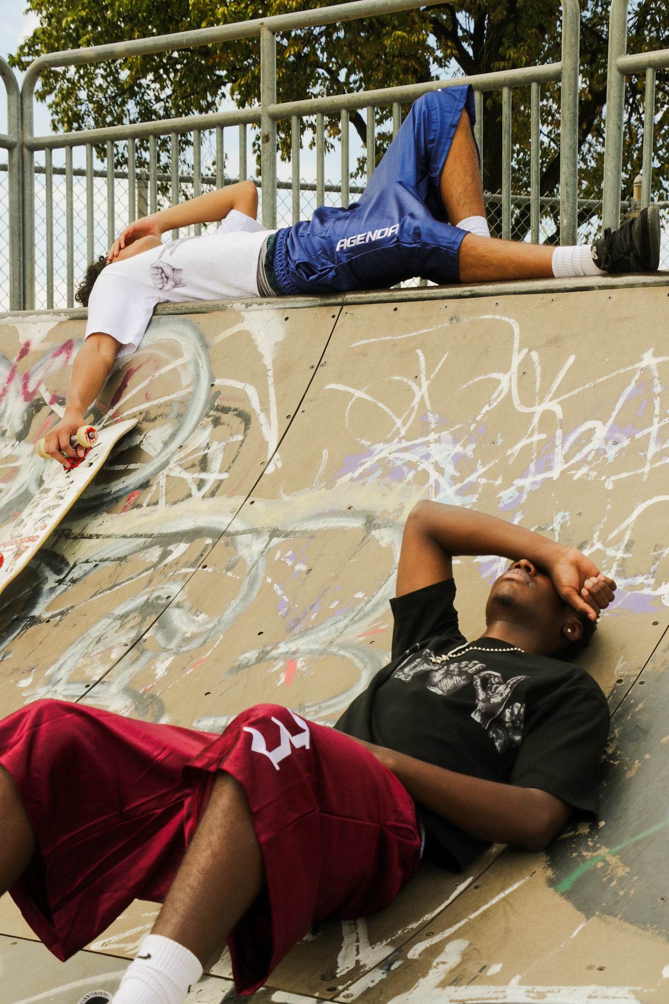 Navy "Blacktop" Shorts