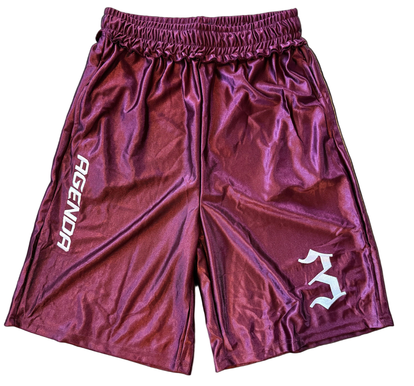 Maroon "Blacktop" Shorts